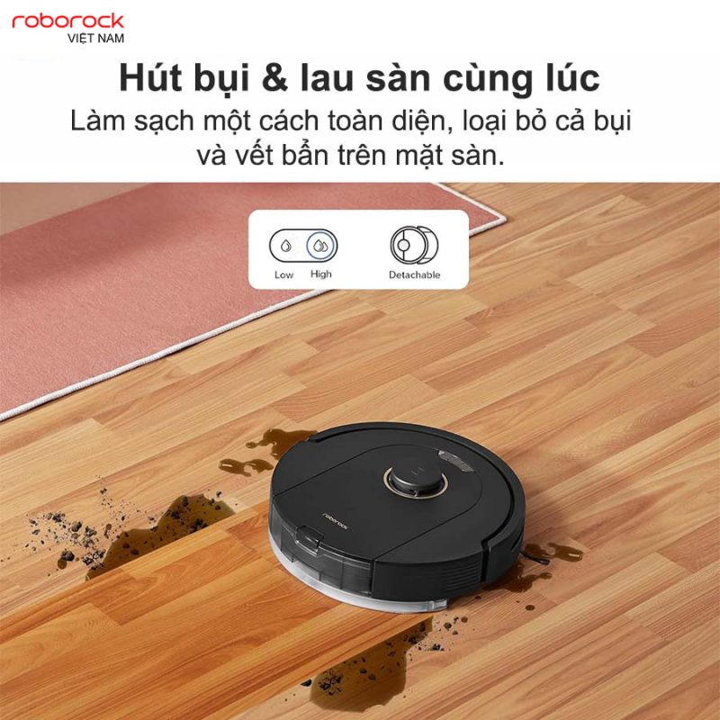 ROBOT HÚT BỤI LAU NHÀ ROBOROCK Q5 PRO - 66 ROBOT HÚT BỤI LAU NHÀ ROBOROCK Q5 PRO