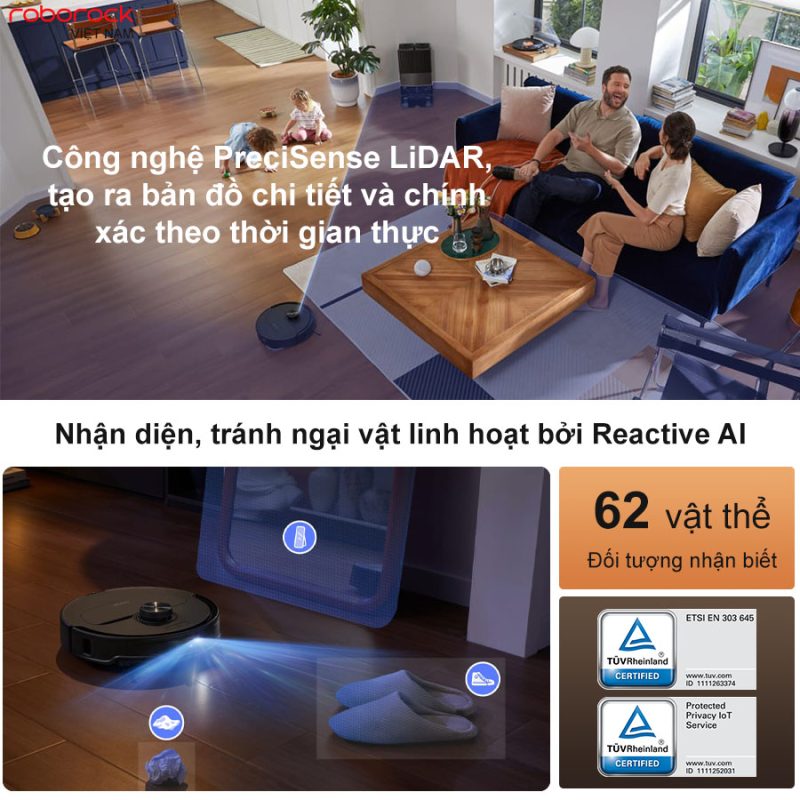 ROBOT HÚT BỤI LAU NHÀ ROBOROCK Q REVO MASTER - 78 ROBOT HÚT BỤI LAU NHÀ ROBOROCK Q REVO MASTER