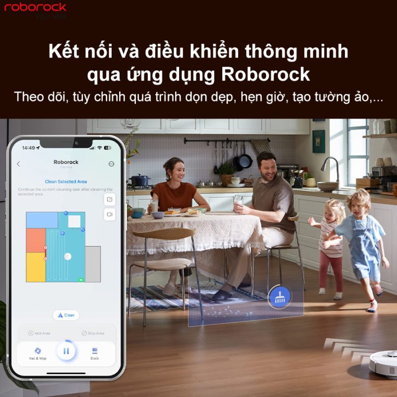 ROBOT HÚT BỤI LAU NHÀ ROBOROCK Q REVO MASTER - 81 ROBOT HÚT BỤI LAU NHÀ ROBOROCK Q REVO MASTER