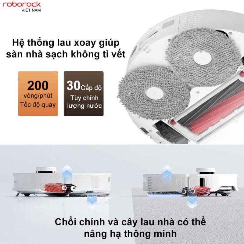 ROBOT HÚT BỤI LAU NHÀ ROBOROCK Q REVO MASTER - 77 ROBOT HÚT BỤI LAU NHÀ ROBOROCK Q REVO MASTER