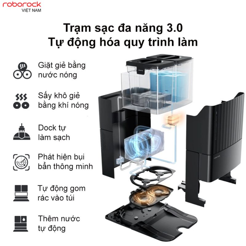 ROBOT HÚT BỤI LAU NHÀ ROBOROCK Q REVO MASTER - 74 ROBOT HÚT BỤI LAU NHÀ ROBOROCK Q REVO MASTER