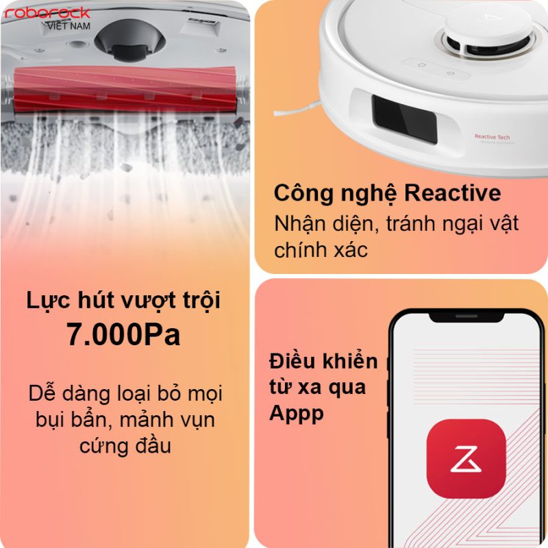 ROBOT HÚT BỤI LAU NHÀ ROBOROCK Q REVO PRO - 68 ROBOT HÚT BỤI LAU NHÀ ROBOROCK Q REVO PRO