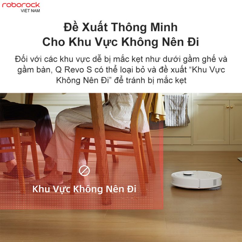 ROBOT HÚT BỤI LAU NHÀ ROBOROCK Q REVO S - 113 ROBOT HÚT BỤI LAU NHÀ ROBOROCK Q REVO S