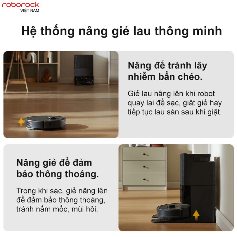 ROBOT HÚT BỤI LAU NHÀ ROBOROCK Q REVO S - 105 ROBOT HÚT BỤI LAU NHÀ ROBOROCK Q REVO S