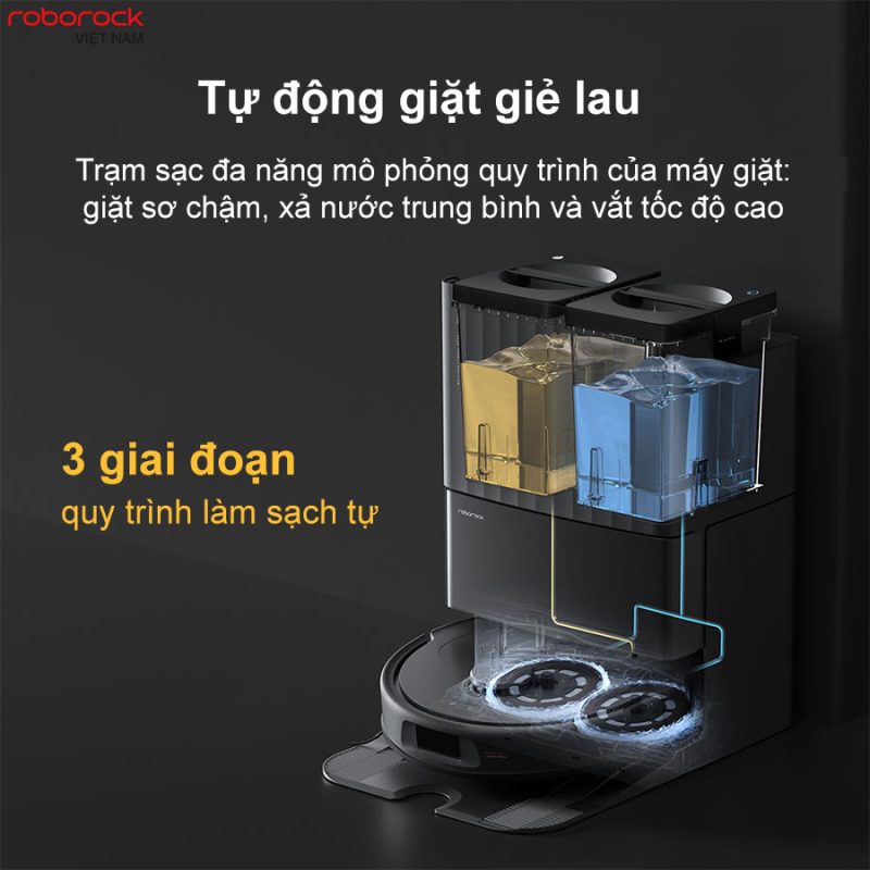 ROBOT HÚT BỤI LAU NHÀ ROBOROCK Q REVO S - 111 ROBOT HÚT BỤI LAU NHÀ ROBOROCK Q REVO S