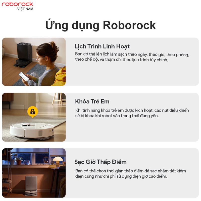 ROBOT HÚT BỤI LAU NHÀ ROBOROCK Q REVO S - 103 ROBOT HÚT BỤI LAU NHÀ ROBOROCK Q REVO S