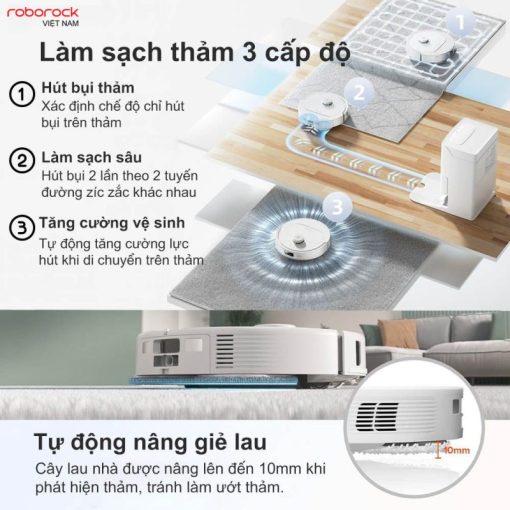 ROBOT HÚT BỤI LAU NHÀ ROBOROCK Q REVO MAXV - 17