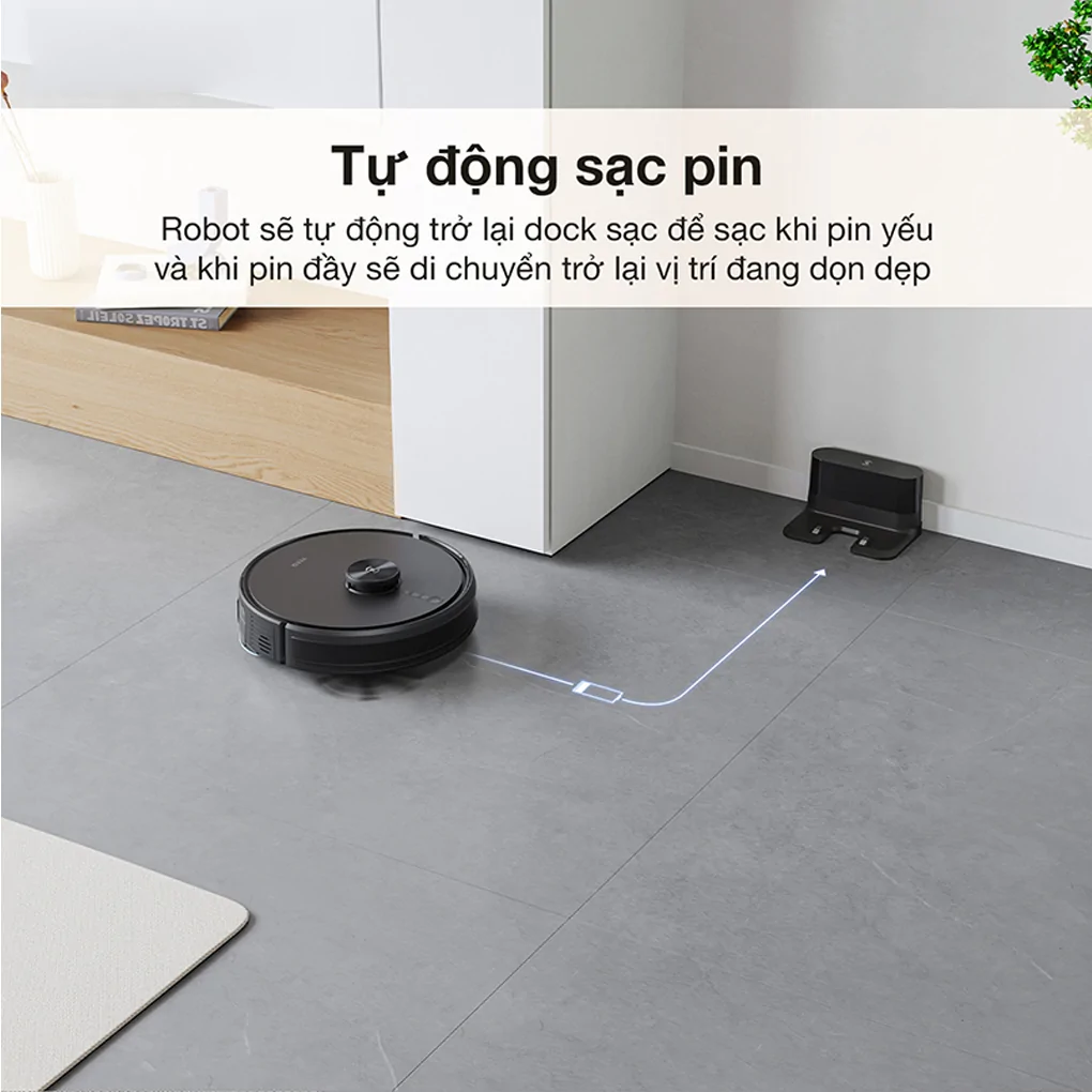 ROBOT HÚT BỤI LAU NHÀ ECOVACS DEEBOT Y1 PRO - 71 ROBOT HÚT BỤI LAU NHÀ ECOVACS DEEBOT Y1 PRO