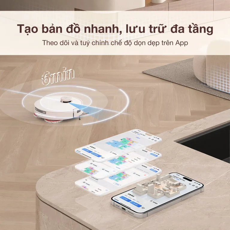 ROBOT HÚT BỤI LAU NHÀ ECOVACS DEEBOT T30 PRO OMNI - 123 ROBOT HÚT BỤI LAU NHÀ ECOVACS DEEBOT T30 PRO OMNI