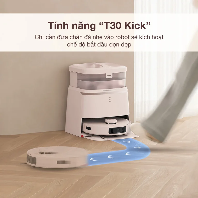 ROBOT HÚT BỤI LAU NHÀ ECOVACS DEEBOT T30 PRO OMNI - 118 ROBOT HÚT BỤI LAU NHÀ ECOVACS DEEBOT T30 PRO OMNI