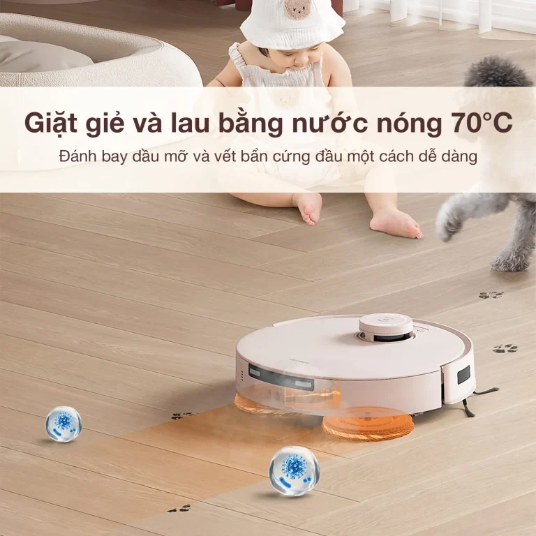 ROBOT HÚT BỤI LAU NHÀ ECOVACS DEEBOT T30 PRO OMNI - 113 ROBOT HÚT BỤI LAU NHÀ ECOVACS DEEBOT T30 PRO OMNI