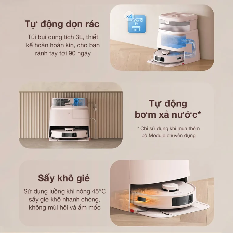 ROBOT HÚT BỤI LAU NHÀ ECOVACS DEEBOT T30 PRO OMNI - 116 ROBOT HÚT BỤI LAU NHÀ ECOVACS DEEBOT T30 PRO OMNI