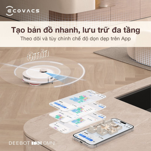 ROBOT HÚT BỤI LAU NHÀ ECOVACS DEEBOT T30 OMNI - 19