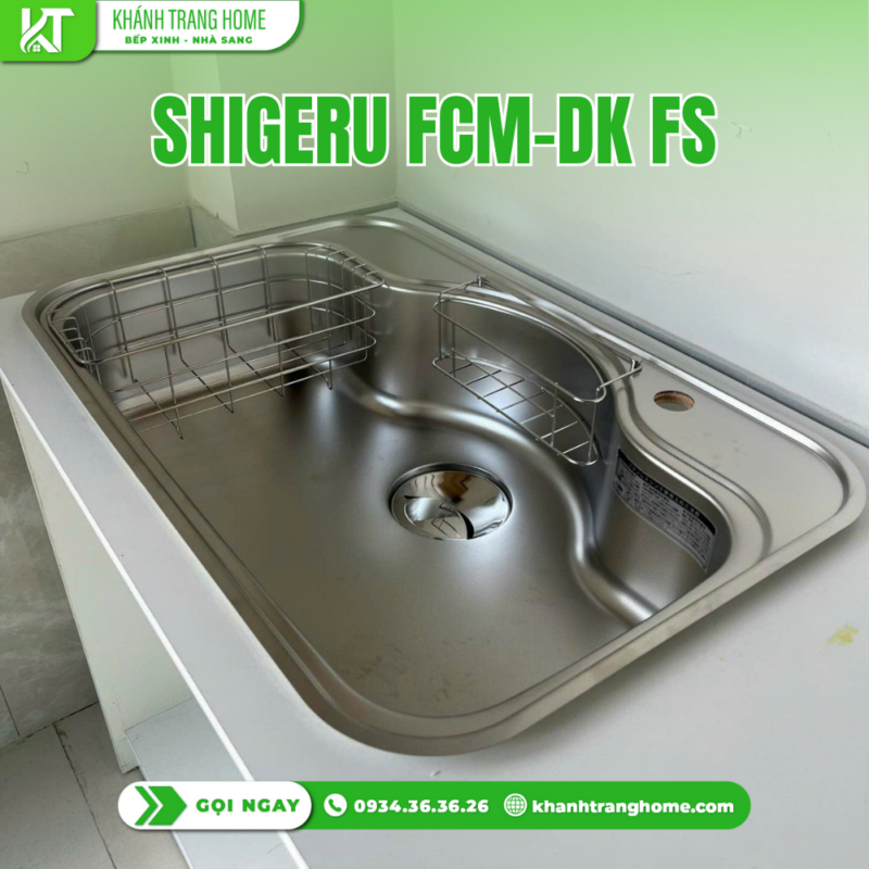 Chậu rửa bát SHIGERU FCM-DK FS - 26 Chậu rửa bát FCM-DK FS NE