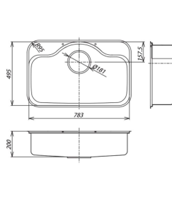 Chậu rửa bát SHIGERU FCJ-K FS NE - 9 Chậu rửa bát SHIGERU FCJ-K FS NE