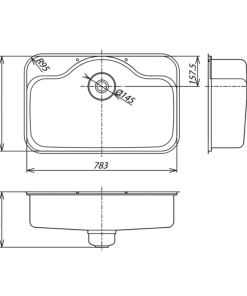 Chậu rửa bát SHIGERU FCM-DK FS - 8 Chậu rửa bát SHIGERU FCM-DK FS