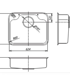 Chậu rửa bát SHIGERU IK-K FS NE - 8 Chậu rửa bát SHIGERU IK-K FS NE