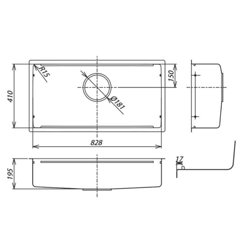 Chậu rửa bát SHIGERU JSL-K 2F FS - 10 Chậu rửa bát SHIGERU JSL-K 2F FS