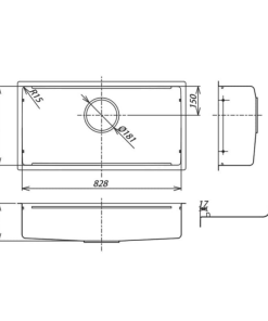 Chậu rửa bát SHIGERU LE JSL-K 3F FS
