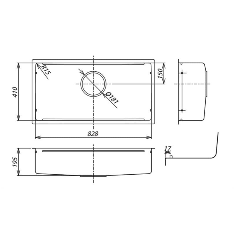 Chậu rửa bát SHIGERU LE JSL-K 3F FS - 12 Chậu rửa bát SHIGERU LE JSL-K 3F FS