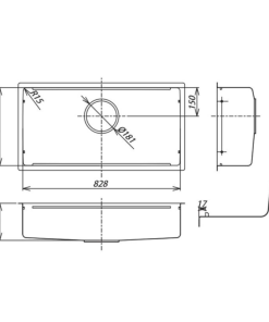 Chậu rửa bát SHIGERU JSL-K FS - 6 Chậu rửa bát SHIGERU LE JSL-K FS