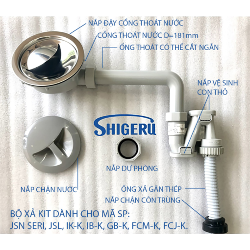 Chậu rửa bát SHIGERU
