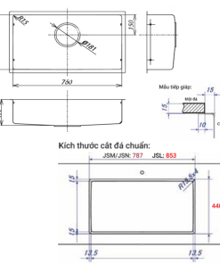 Chậu rửa bát SHIGERU LE JSN-K FS - 5 Chậu rửa bát SHIGERU LE JSN-K F