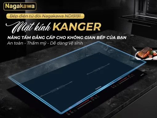 Bếp điện từ đôi Nagakawa NDI9191 - 9