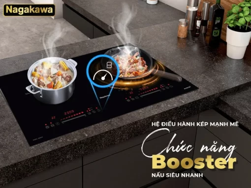 Bếp điện từ đôi Nagakawa NDI9191 - 3