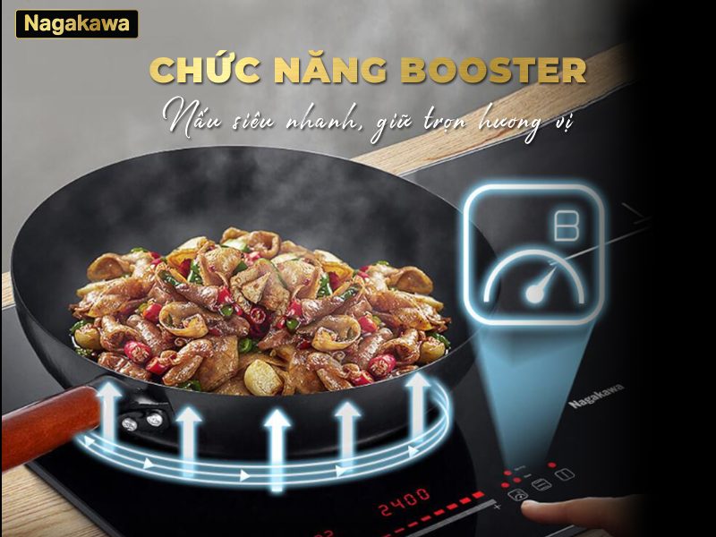 Bếp điện từ đôi Nagakawa NDI9192 - 8 Bếp điện từ đôi Nagakawa NDI9192 - 7