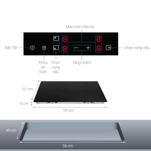 Bếp từ Electrolux E6203IOK - 3