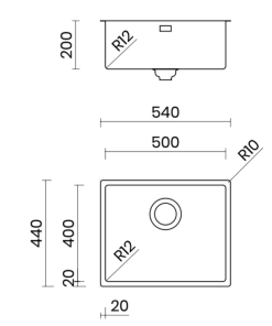 Chậu rửa bát NoBiNox PURA NT654U BA5000I - 24 Chậu rửa bát NoBiNox PURA NT654U BA5000I - 23