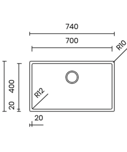 Chậu rửa bát NoBiNox PURA NT670U BA7000I - 22 Chậu rửa bát NoBiNox PURA NT670U BA7000I - 21
