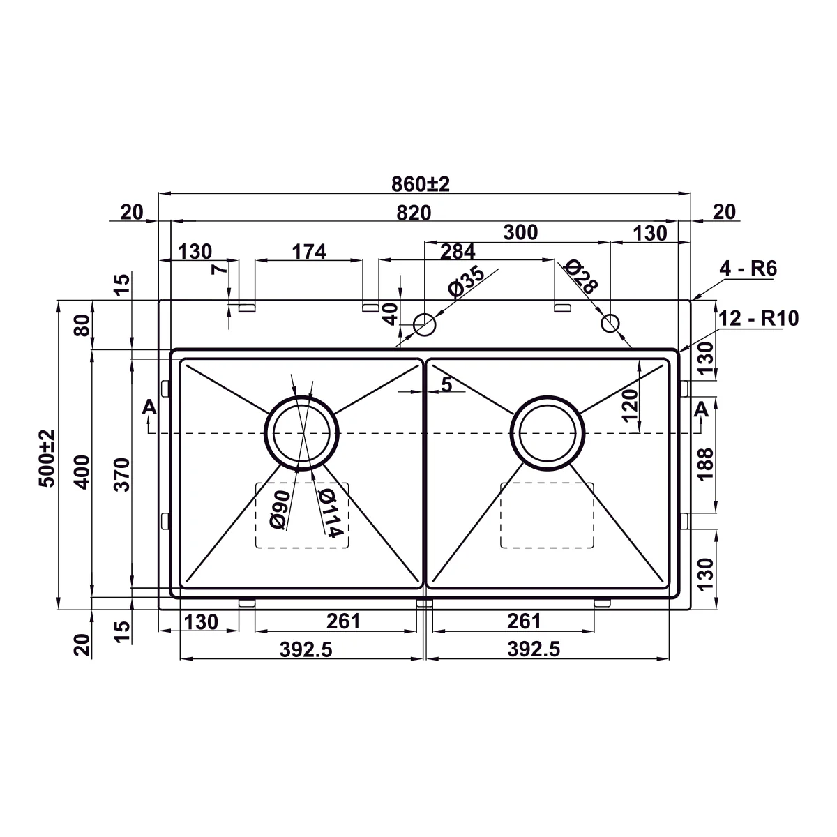 Chậu rửa chén Hafele WS SINK COMBO 567.94.058 - 23 Chậu rửa chén Hafele WS SINK COMBO 567.94.058