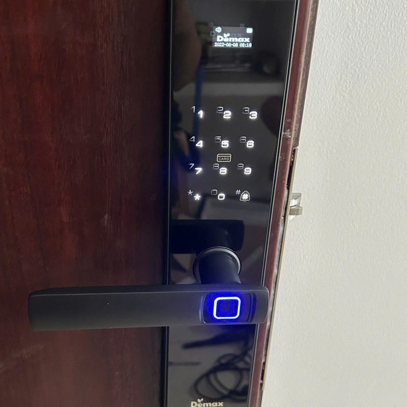 Khóa vân tay APP WIFI DEMAX EL-C626 BL màn hình chuông - 52 Khóa vân tay APP WIFI DEMAX EL-C626 BL màn hình chuông