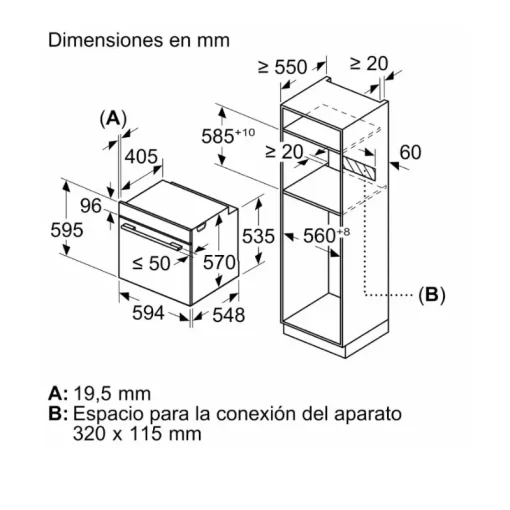Lò nướng Bosch HBA372EB0 - 3