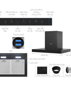 Máy hút mùi AI Connect COMFEE CH-70TM77B - 17