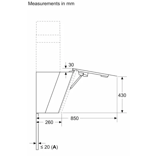 Máy hút mùi Bosch DWK81AN60 Serie 6 - 7