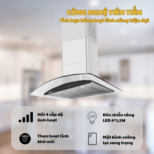 Máy hút mùi Kocher K-228Pro - 15