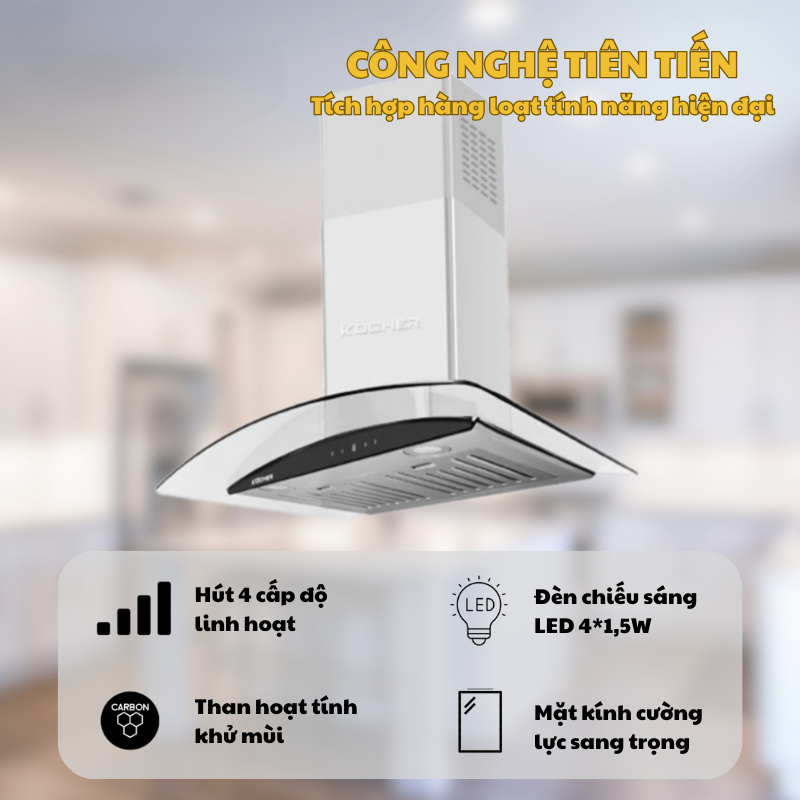 Máy hút mùi Kocher K-228Pro - 32 Máy hút mùi Kocher K-228Pro