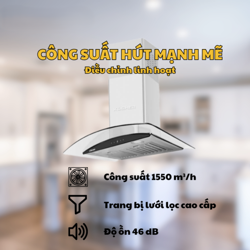 Máy hút mùi Kocher K-229I 70cm - 7