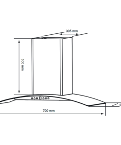 Máy hút mùi Kocher K-229I 90cm - 18 Máy hút mùi Kocher K-229I 90cm - 17