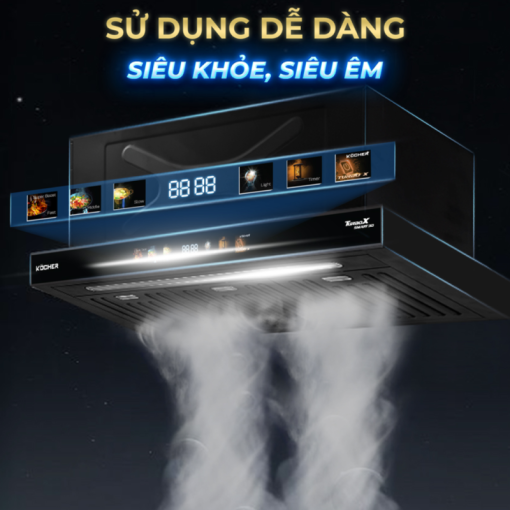 Máy hút mùi Kocher TURBO X3D-669D - 7