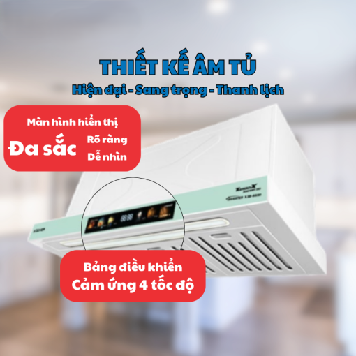 Máy hút mùi Kocher TURBO X3D-669N - 11