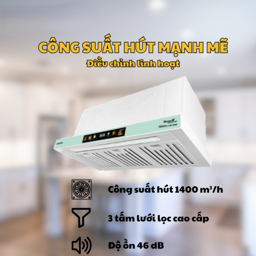 Máy hút mùi Kocher TURBO X3D-669N - 13