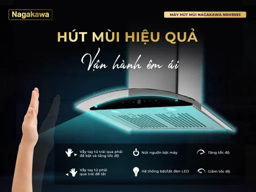 Máy hút mùi Nagakawa NRH9593 - 5