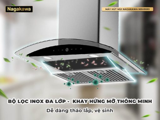 Máy hút mùi Nagakawa NRH9593 - 9