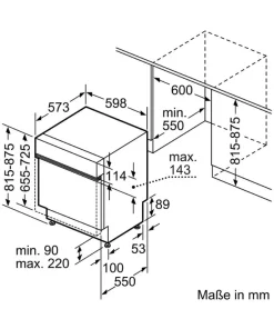 Máy rửa bát Bosch SMI6YAS04E Serie 6 - 26 Máy rửa bát Bosch SMI6YAS04E Serie 6 - 25