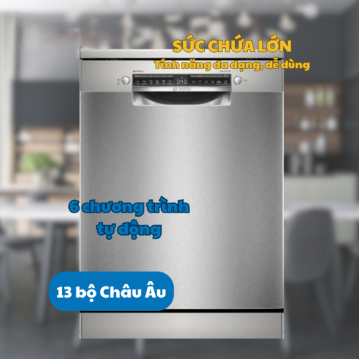 Máy rửa bát Bosch SMS6ZCI10E Series 6 - 7