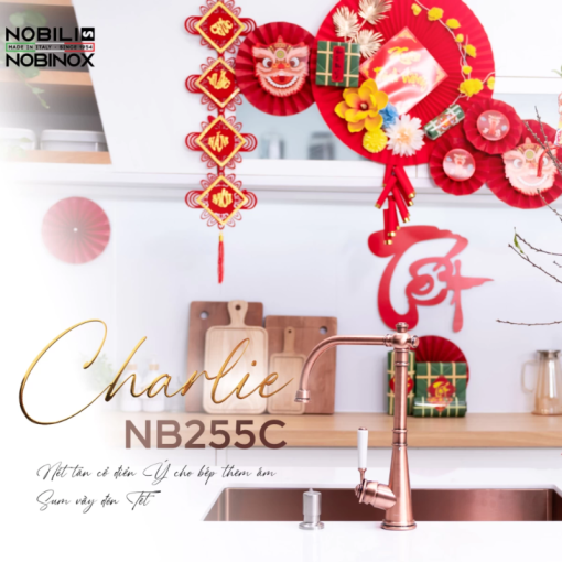 Vòi rửa bát NOBILI CHARLIE NB255C CH75513RA - 11